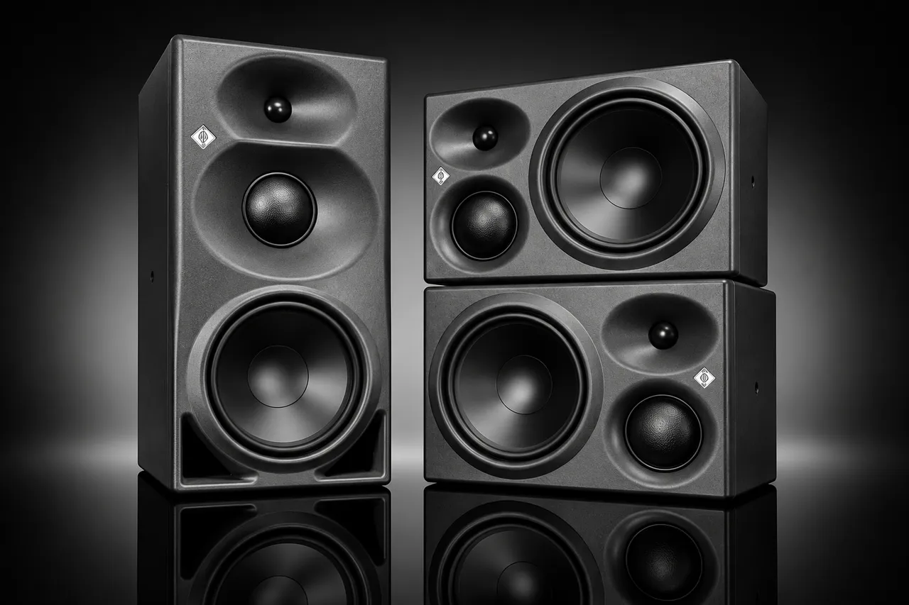 Fotografía oficial del monitor bass-reflex.