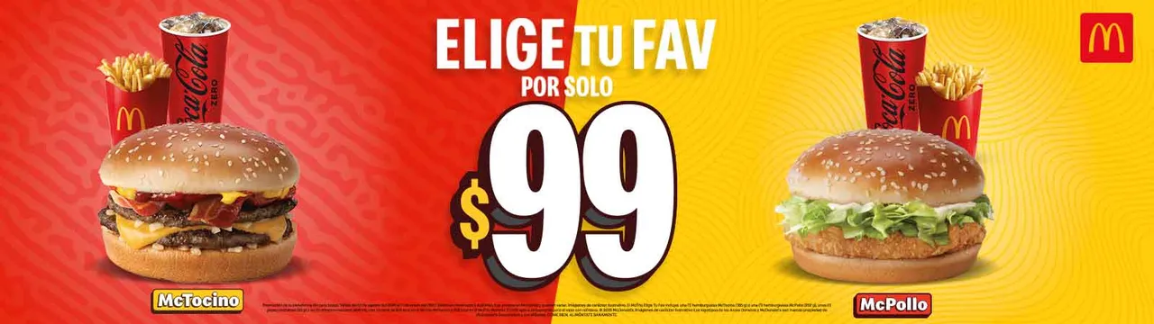 MC DONALDS TU FAV 99